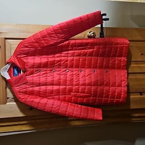 EUC size 14 Lands end jacket light red